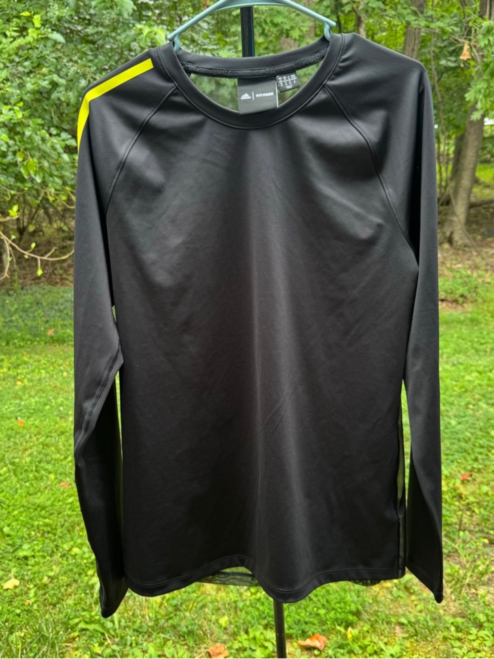 Adidas Ivy Park x Peloton Long Sleeve Black T-shirt Back Mesh Men's Size M